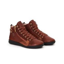 Chaussures de Randonnée Femme Confort Ultime - Cuir Souple - Marron Rouille 13 Chaussures de Randonnée Femme Confort Ultime - Cuir Souple - Marron Rouille -Pataugas Soldes Boutique BASKET FEMME PALME MIX F4H ROUILLE 628270 353 4