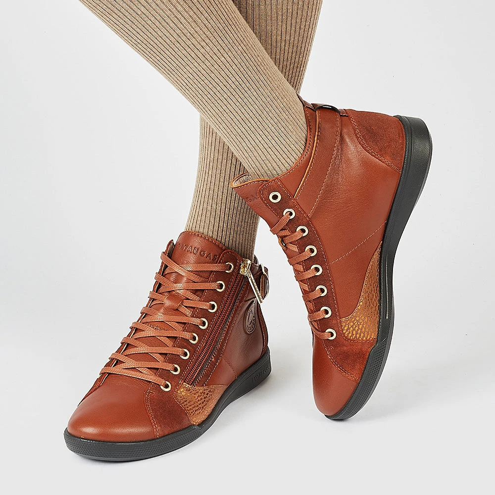 Chaussures de Randonnée Femme Confort Ultime - Cuir Souple - Marron Rouille 5 Chaussures de Randonnée Femme Confort Ultime - Cuir Souple - Marron Rouille – Image 3