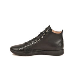 Chaussures Montantes Femme Confort Ultime Noir - Semelle FLEX Innovante - Style Urbain -Pataugas Soldes Boutique BASKET FEMME PALME MIXGL F4I NOIR 628457 850 3