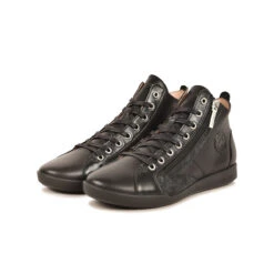 Chaussures Montantes Femme Confort Ultime Noir - Semelle FLEX Innovante - Style Urbain -Pataugas Soldes Boutique BASKET FEMME PALME MIXGL F4I NOIR 628457 850 5