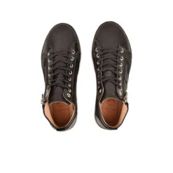 Chaussures Montantes Femme Confort Ultime Noir - Semelle FLEX Innovante - Style Urbain -Pataugas Soldes Boutique BASKET FEMME PALME MIXGL F4I NOIR 628457 850 6