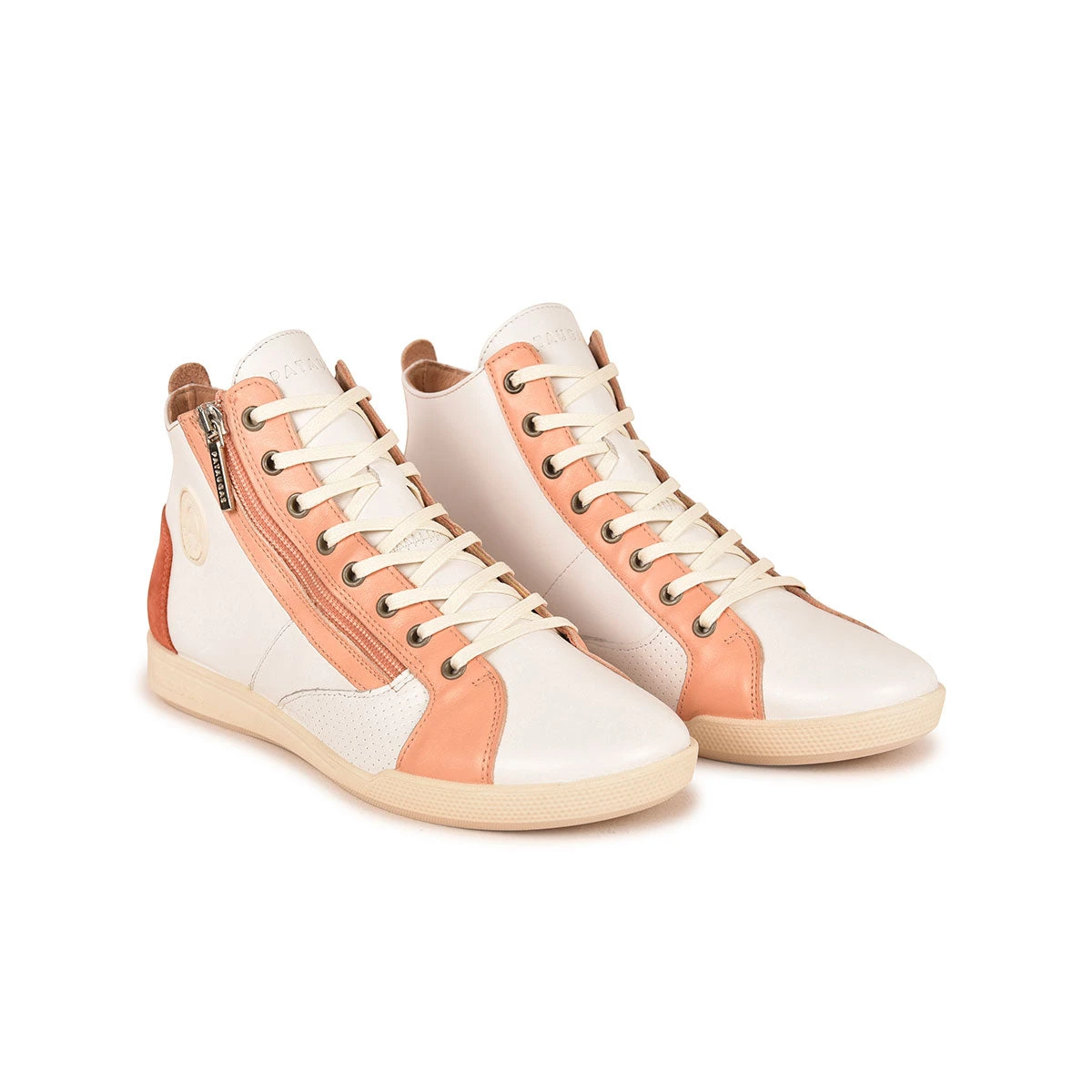 Basket Femme Confortable - Semelle Flex - Abricot - Parfaite pour la Ville 5 Basket Femme Confortable - Semelle Flex - Abricot - Parfaite pour la Ville – Image 3