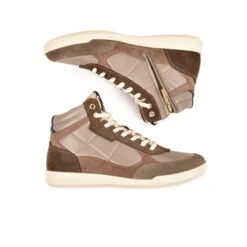 Baskets Montantes Femme Confortable Semelle FLEX - Café -Pataugas Soldes Boutique BASKET FEMME PALOZA M F4I CAFE 628560 801 6