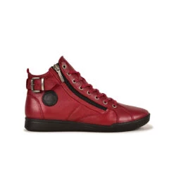 Basket Femme Pataugas PALME F4G - Confort Flex, Style Urbain, Rouge