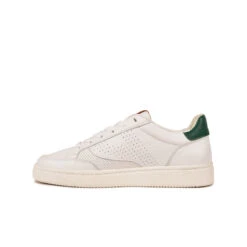 Chaussures Basses Homme - Sneaker en Cuir Confortable - Blanc/Vert 9 Chaussures Basses Homme - Sneaker en Cuir Confortable - Blanc/Vert -Pataugas Soldes Boutique BASKET HOMME BASALT N H2H BLANC VERT 3