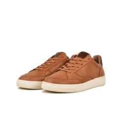 Chaussures Homme BASALTE - Sneaker Casual en Cuir Premium - Châtaigne -Pataugas Soldes Boutique BASKET HOMME BASALT N H2H CHATAIGNE 5