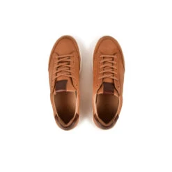 Chaussures Homme BASALTE - Sneaker Casual en Cuir Premium - Châtaigne -Pataugas Soldes Boutique BASKET HOMME BASALT N H2H CHATAIGNE 6