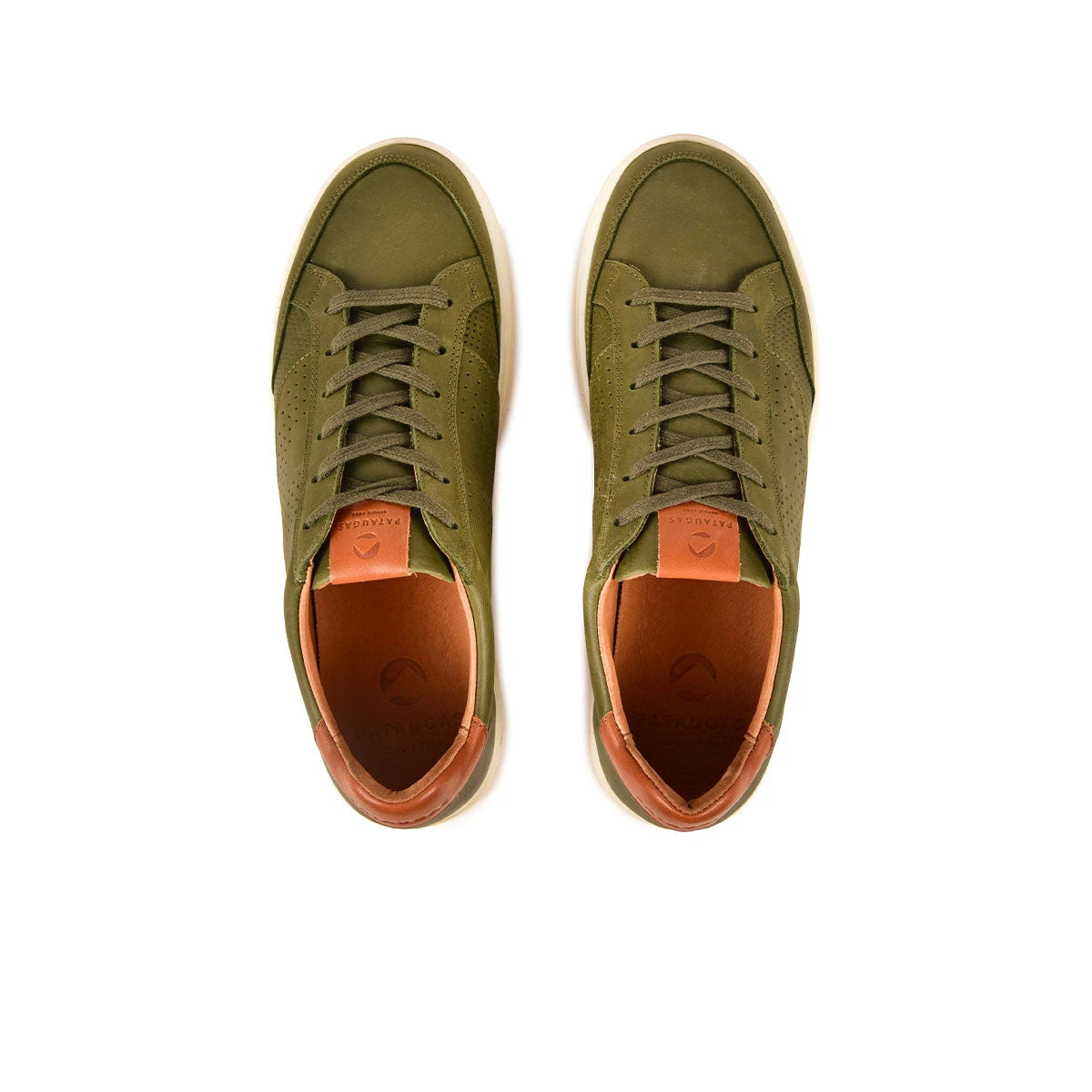 Baskets Homme Pataugas Basalte - Cuir Premium Résistant - Kaki 7 Baskets Homme Pataugas Basalte - Cuir Premium Résistant - Kaki – Image 5