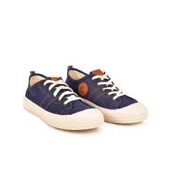 Baskets Homme ETCHE - Confort Ultime en Denim Recyclé - Bleu -Pataugas Soldes Boutique BASKET HOMME ETCHE L DEN H2I JEAN 628371 453 4