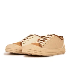 Baskets Homme en Coton Recyclé - Confort Urbain - Beige -Pataugas Soldes Boutique BASKET HOMME ETCHE L T H4H MULTI BEIGE 3