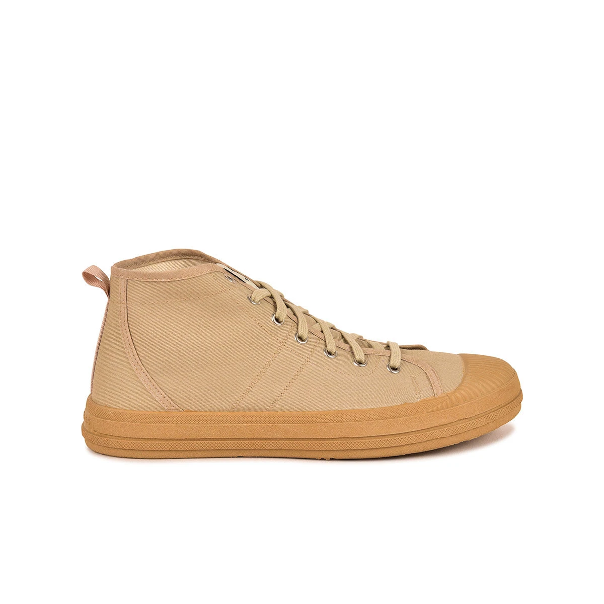 Baskets Montantes Homme - Confort Ultime en Coton Recyclé - Taupe 3 Baskets Montantes Homme - Confort Ultime en Coton Recyclé - Taupe