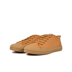 Baskets Homme Écologiques en Toile Recyclée - Confort Anatomique - Camel/Gum -Pataugas Soldes Boutique BASKET HOMME ETCHE TWK H2H CAMEL GUM 5