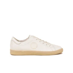 Basket Homme JAYO - Cuir Blanc Confortable - Style Intemporel pour Toutes Occasions