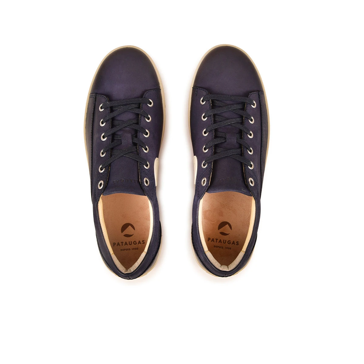 Baskets Homme Confortables en Cuir Nubuck Marine - Chaussures Décontractées 7 Baskets Homme Confortables en Cuir Nubuck Marine - Chaussures Décontractées – Image 5