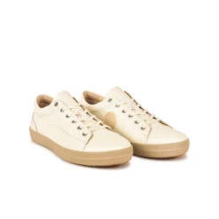 Baskets Homme CARL - Cuir Premium Confortable - Off White -Pataugas Soldes Boutique BASKET HOMME NEW CARL P H2I OFF WHITE 628408 108 4