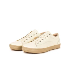 Baskets Homme CARL - Cuir Premium Confortable - Off White -Pataugas Soldes Boutique BASKET HOMME NEW CARL P H2I OFF WHITE 628408 108 5