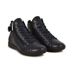 Basket Femme PALME F4G Marine - Semelle Flex Ultra-Souple - Bleu Marine - Sport & Ville -Pataugas Soldes Boutique BASKETHAUTEFEMMEPALMEF4GMARINE4