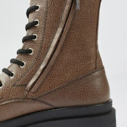 Boots Femme en Cuir Nappa - Confort Hiver - Café - Marche Urbaine -Pataugas Soldes Boutique BOOTS FEMME AINOA B CI F4I IMPRIME CAFE 628452801 detail