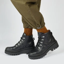 Bottes Femme en Cuir Nappa Noir - Confort Hiver - Style Intemporel -Pataugas Soldes Boutique BOOTS FEMME AINOA HK N F4I NOIR 628543850