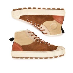 Chaussures de Randonnée Tout-Terrain Confortables et Élégantes - Camel/Pêche -Pataugas Soldes Boutique BOOTS FEMME ARAN M MIXS F4H CAMEL PECHE 6web