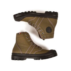 Bottes Femme Pataugas Authentique - Confortable, Écologique et Polyvalente - Kaki -Pataugas Soldes Boutique BOOTS FEMME AUTHENTIQUE KAKI 6