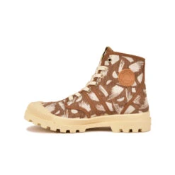 Chaussures de Marche Femme Confortables en Toile Recyclée Marron - Écologiques & Polyvalentes 13 Chaussures de Marche Femme Confortables en Toile Recyclée Marron - Écologiques & Polyvalentes -Pataugas Soldes Boutique BOOTS FEMME OG GR F2H MARRON 3