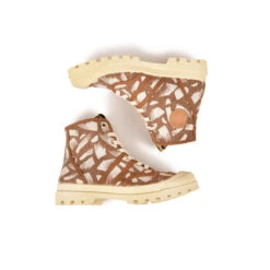 Chaussures de Marche Femme Confortables en Toile Recyclée Marron - Écologiques & Polyvalentes 15 Chaussures de Marche Femme Confortables en Toile Recyclée Marron - Écologiques & Polyvalentes -Pataugas Soldes Boutique BOOTS FEMME OG GR F2H MARRON 6