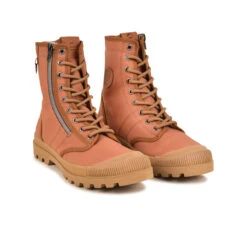Bottes de Randonnée Confortables Écologiques - Camel pour Aventure -Pataugas Soldes Boutique BOOTS FEMME OG H TDEP F4I ROUILLE 628498 353 4