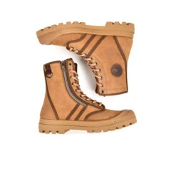 Bottes de Randonnée Pataugas Confortables et Durables Camel -Pataugas Soldes Boutique BOOTS FEMME OG H ZIPSS F4I CAMEL 628499 751 6