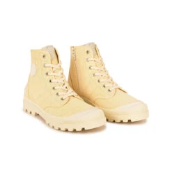 Boots Femme Authentique en Toile Irisée Jaune - Confort Durable & Style Urbain -Pataugas Soldes Boutique BOOTS FEMME OG M ZIPTI F2I JAUNE 628347 200 4