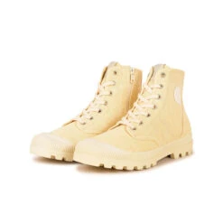 Boots Femme Authentique en Toile Irisée Jaune - Confort Durable & Style Urbain -Pataugas Soldes Boutique BOOTS FEMME OG M ZIPTI F2I JAUNE 628347 200 5