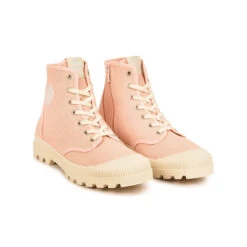 Boots Femme Pataugas Authentique - Confort Optimal & Style Moderne - Rose -Pataugas Soldes Boutique BOOTS FEMME OG MID ZIP ROSE PALE 628347 300 4
