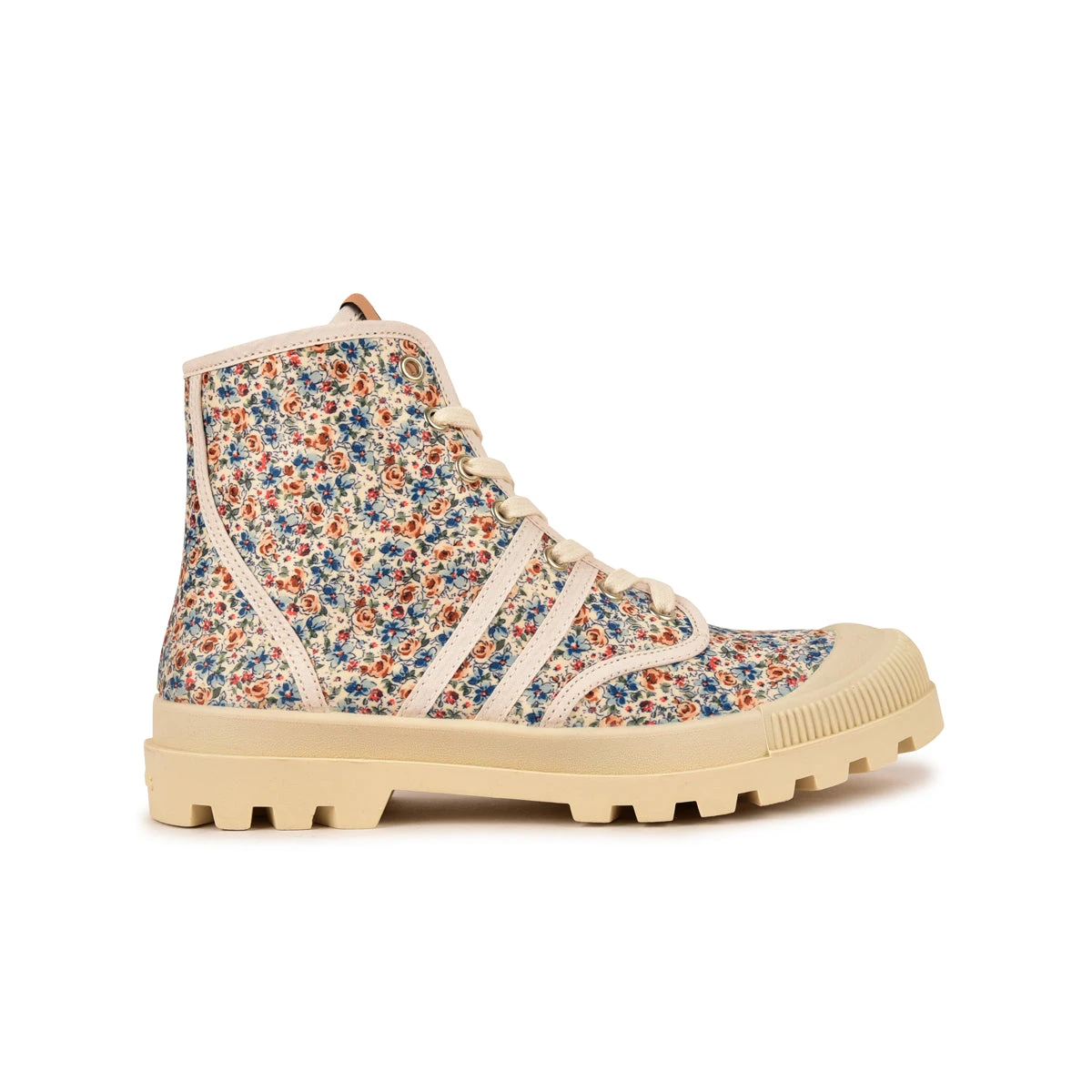 Chaussures Femme Boots en Toile Italienne - Confort Printanier - Ocre 3 Chaussures Femme Boots en Toile Italienne - Confort Printanier - Ocre