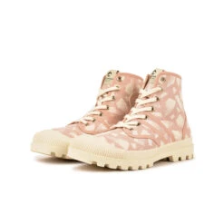 Chaussures de Marche Femme Confortables en Toile Recyclée - Rose - Printemps -Pataugas Soldes Boutique BOOTS FEMME OG GR F2H POUDRE 5