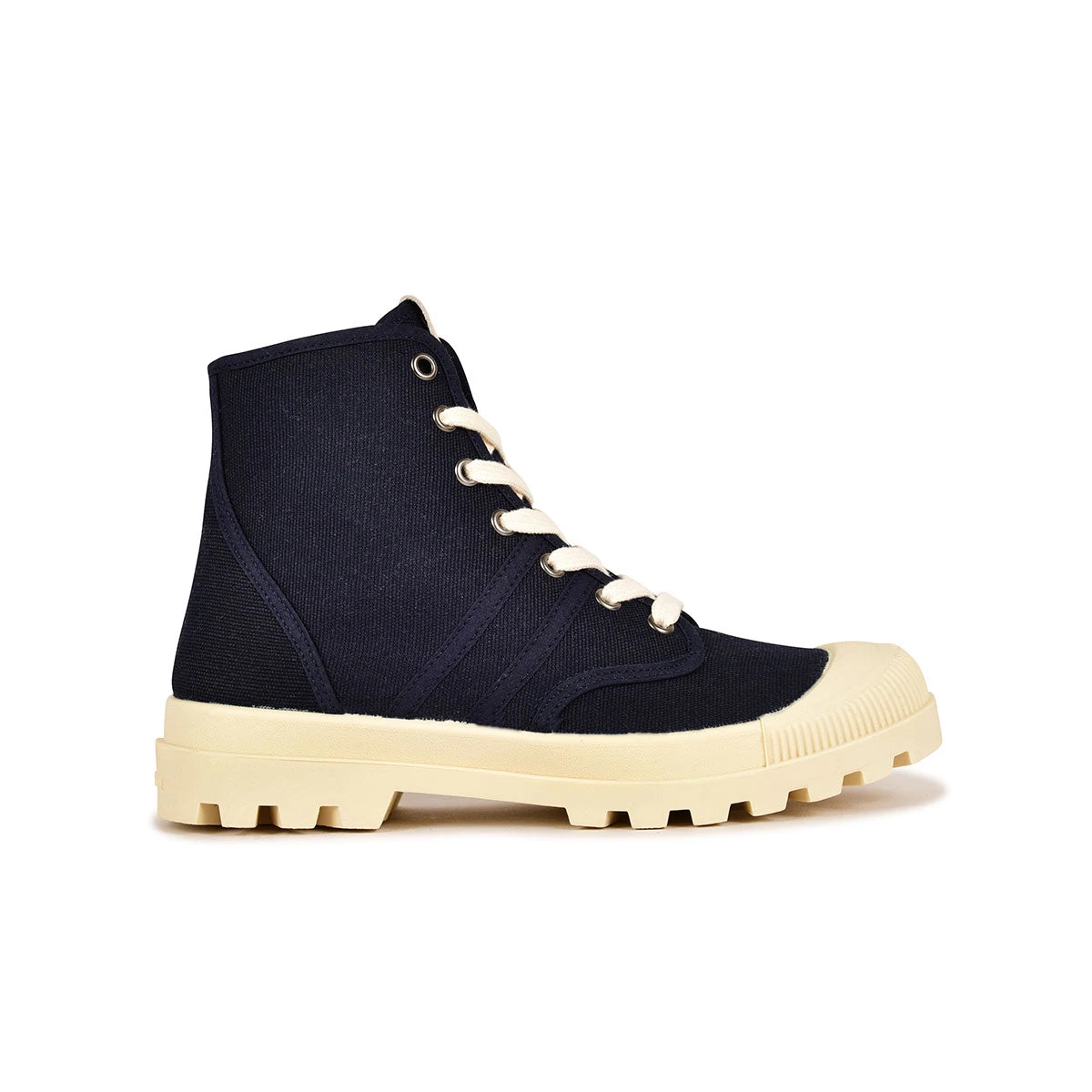 Chaussures Boots Femme en Coton Bio - Confortable et Léger pour Aventures - Bleu Marine 3 Chaussures Boots Femme en Coton Bio - Confortable et Léger pour Aventures - Bleu Marine