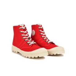 Bottes Femme en Coton Bio - Confortables et Écologiques - Rouge pour Ville et Campagne -Pataugas Soldes Boutique BOOTS FEMME ORIGINALE T F4G ROUGE 4