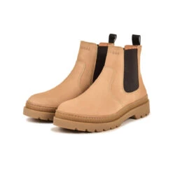 Chaussures Chelsea Boots en Cuir Beige - Confort Élégant pour Toutes Occasions -Pataugas Soldes Boutique BOOTS FEMME VITUS NU F4H BEIGE 628279 150 5