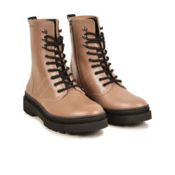 Bottes Femme en Cuir Nappa - Élégance & Confort pour Toutes Occasions - Taupe 11 Bottes Femme en Cuir Nappa - Élégance & Confort pour Toutes Occasions - Taupe -Pataugas Soldes Boutique BOOTS FEMME WANDA GL TAUPE 628530 154 4