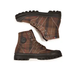 Bottes de Randonnée Pataugas Authentique - Confort & Style Urbain - Marron -Pataugas Soldes Boutique BOOTS HOMME AUTHENTIQUE W H4G TARTAN MARRON 6