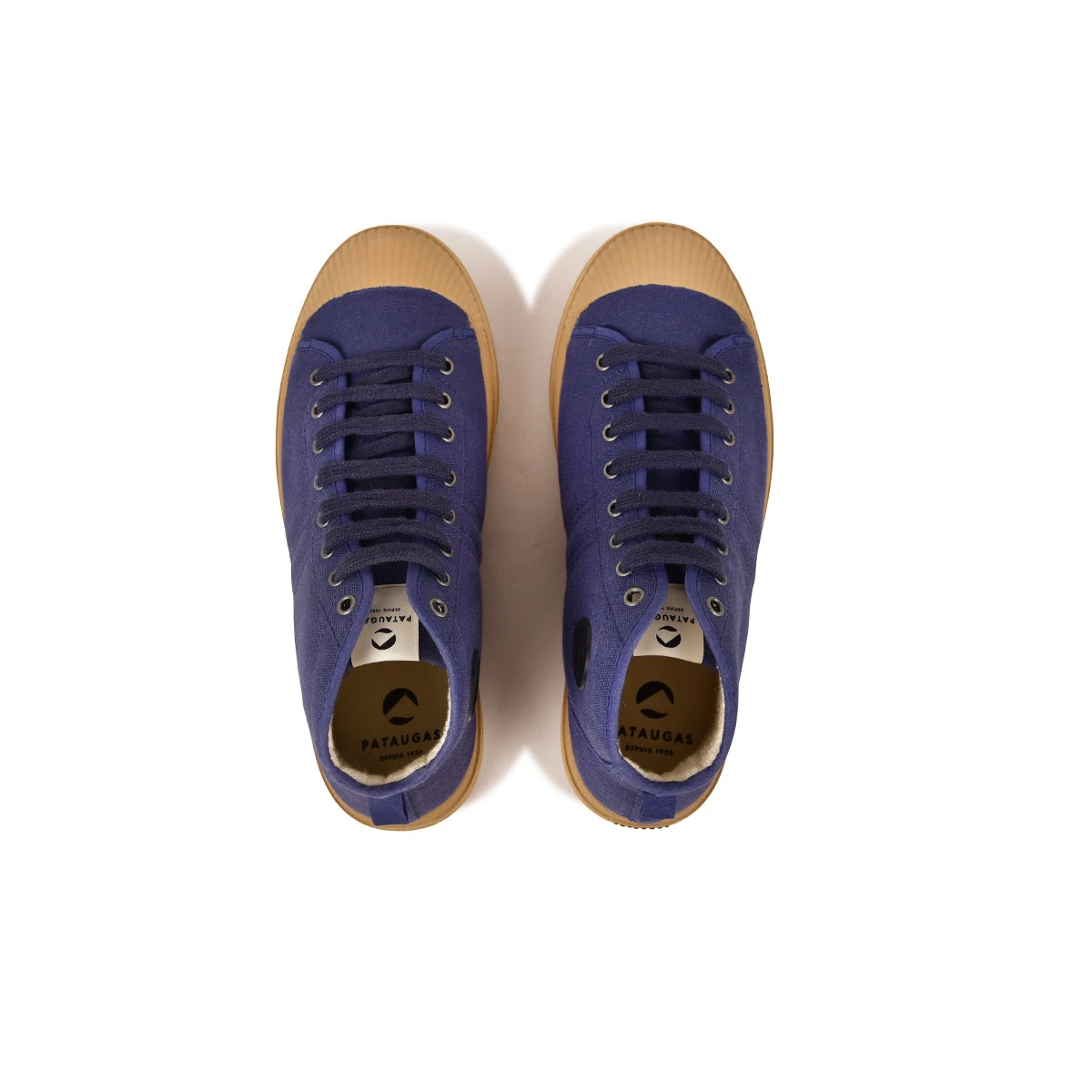 Baskets Homme ETCHE - Coton Recyclé Confortable - Bleu Marine 8 Baskets Homme ETCHE - Coton Recyclé Confortable - Bleu Marine – Image 6