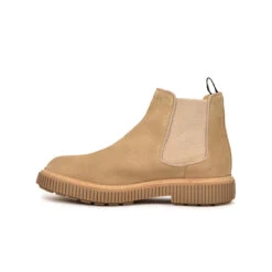 Boots Homme IDA en Cuir Suédé Beige - Confort et Style Urbain -Pataugas Soldes Boutique BOOTS HOMME IDA S H2H BEIGE 3