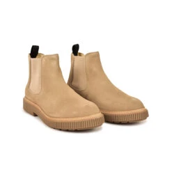 Boots Homme IDA en Cuir Suédé Beige - Confort et Style Urbain -Pataugas Soldes Boutique BOOTS HOMME IDA S H2H BEIGE 4
