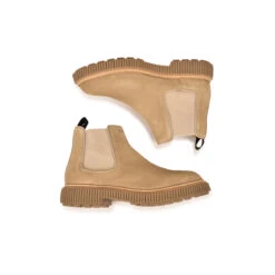 Boots Homme IDA en Cuir Suédé Beige - Confort et Style Urbain -Pataugas Soldes Boutique BOOTS HOMME IDA S H2H BEIGE 6