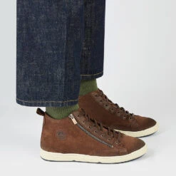 Chaussures de Sport Homme Vintage JAYER - Confort Cuir Résistant - Marron (Running, Casual) -Pataugas Soldes Boutique BOOTS HOMME JAYER SH H4I CHOCO 628478803