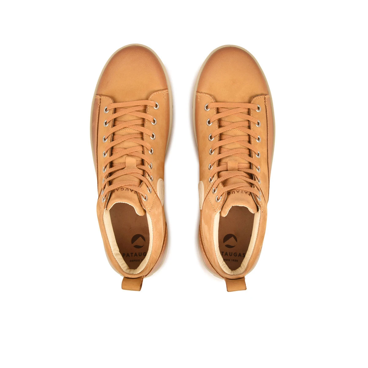 Chaussures de Sport Homme CARLO - Confort Ultime en Cuir Tan - Ville/Détente 7 Chaussures de Sport Homme CARLO - Confort Ultime en Cuir Tan - Ville/Détente – Image 5