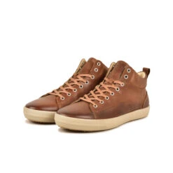 Chaussures de Ville Confortables en Cuir Camel - Baskets Montantes Homme -Pataugas Soldes Boutique BOOTS HOMME NEW CARLO N H4I CHATAIGNE 628462 755 5