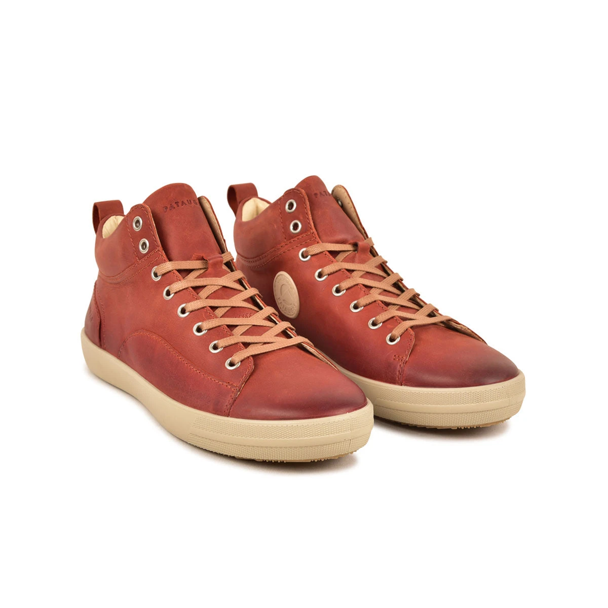 Baskets Montantes Homme CARLO - Confort Ultime - Cuir Rouille 5 Baskets Montantes Homme CARLO - Confort Ultime - Cuir Rouille – Image 3