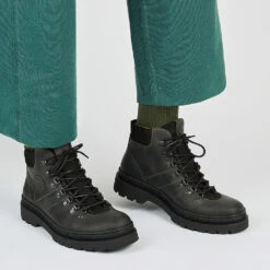 Bottines Homme NISTOS Héritage - Cuir Imperméable Anthracite - Randonnée & Montagne -Pataugas Soldes Boutique BOOTS HOMME NEW NISTOS W H4I ANTHRACITE 628527655