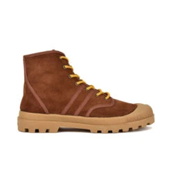 Bottes Homme Authentique en Cuir Suédé - Confortable et Éco-responsable - Caramel -Pataugas Soldes Boutique BOOTS HOMME ORIGINALE S H4G CARAMEL 1