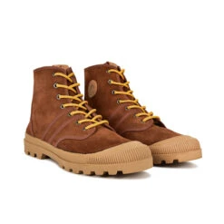 Bottes Homme Authentique en Cuir Suédé - Confortable et Éco-responsable - Caramel -Pataugas Soldes Boutique BOOTS HOMME ORIGINALE S H4G CARAMEL 4